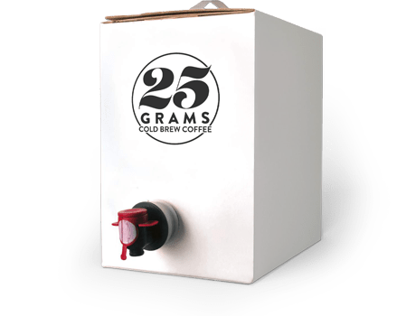 Bag in box of 25 Grams Cold Brew Coffee