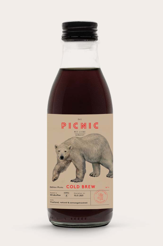 Bottles of Picnic Cold Brew Coffeen